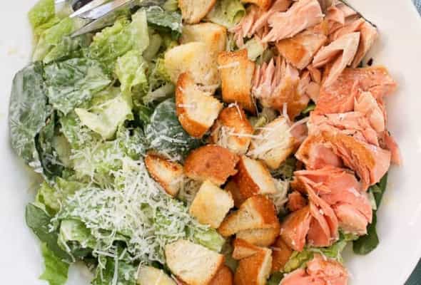 SEZAR SALMON - (Qızıl balıq , aysberq , sezar sous...