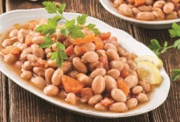 Zeytun yağlı barbunya 300 qr - (Lobya, kartof, yer kökü, sarımsaq,...