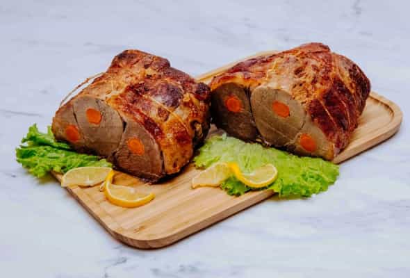 BUJENİNA - (dana əti,sarımsaq,yer...