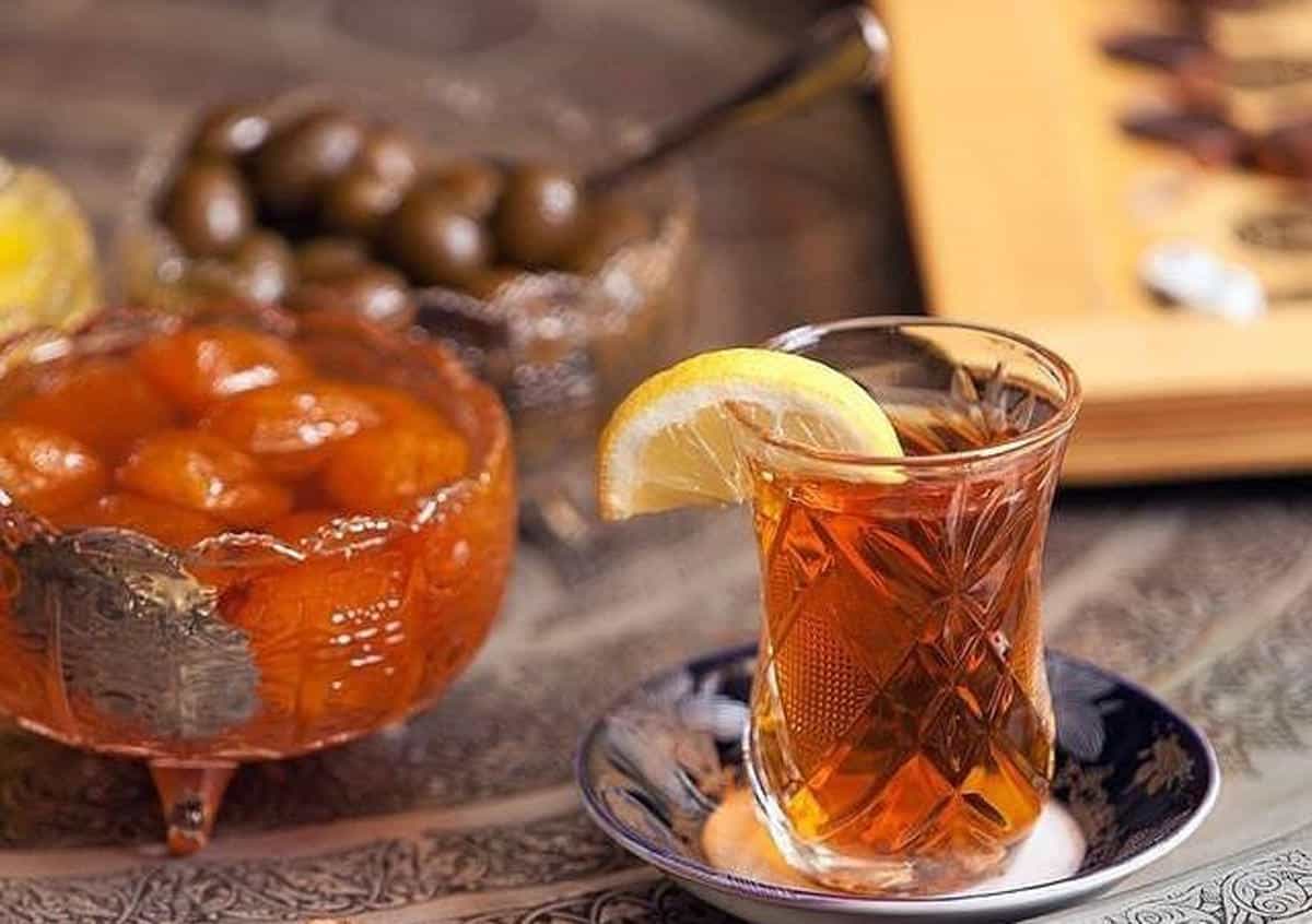 Qara çay - mürəbbəli – mövsümi meyvə...