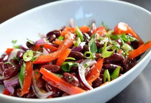 Lobya salatı - 