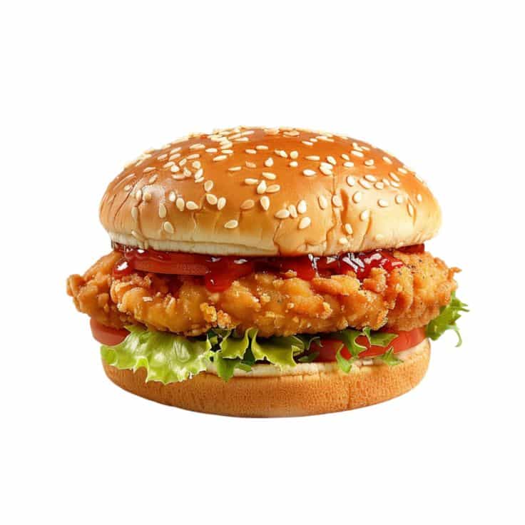 Chicken Burger - (Burger çörəyi, aysberg salatı,...