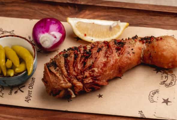 Şırdan (düyülü) Qızartma - (Qırmızı soğan, limon, acı bibər,...