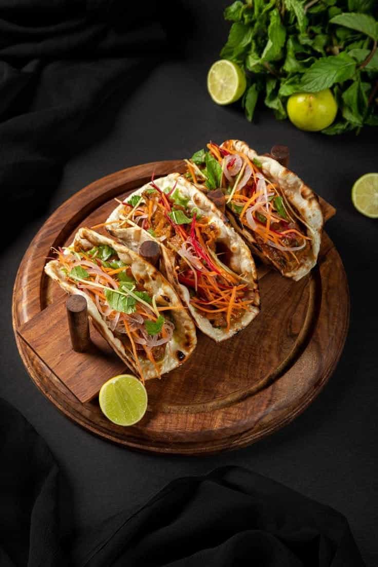 Tacos can ətli - (Tortilla, can əti, chef sous,...