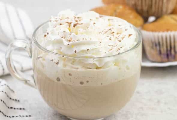 White Chocolate Nut Latte - Espresso, ağ şokolad, fındıq...