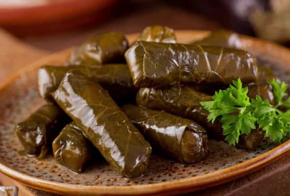 Yarpaq dolması 350 qr - (Mal əti, üzüm yarpağı, düyü,...