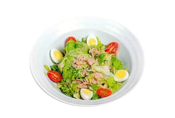 TUNA SALATI - (Tuna balığı konserv,kahı,zeytun...