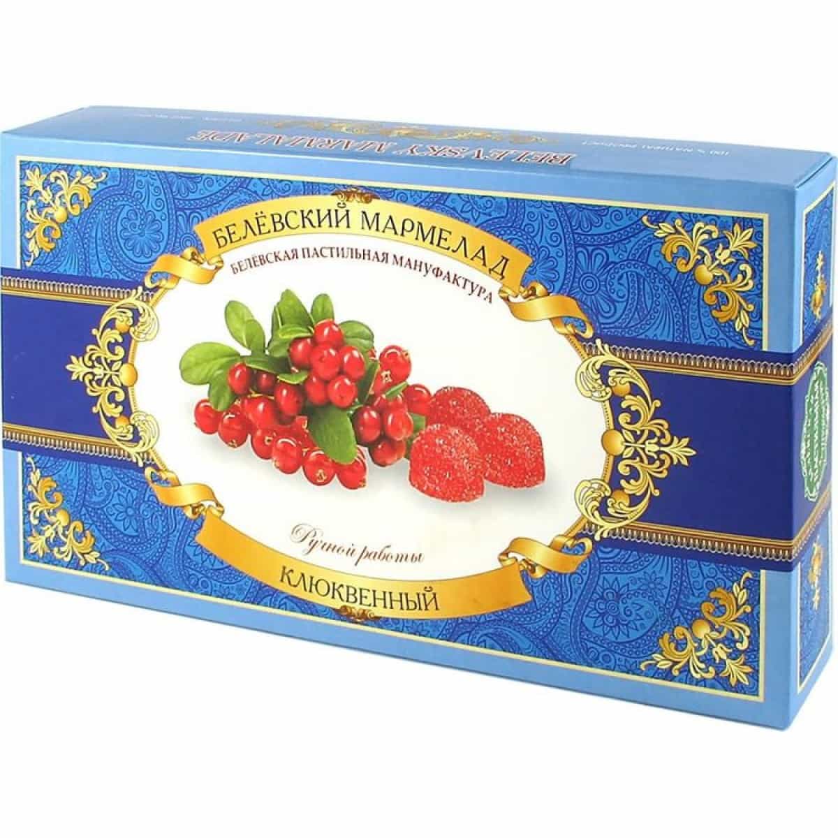Белёвский мармелад клюквенный 280 гр - Белеевская