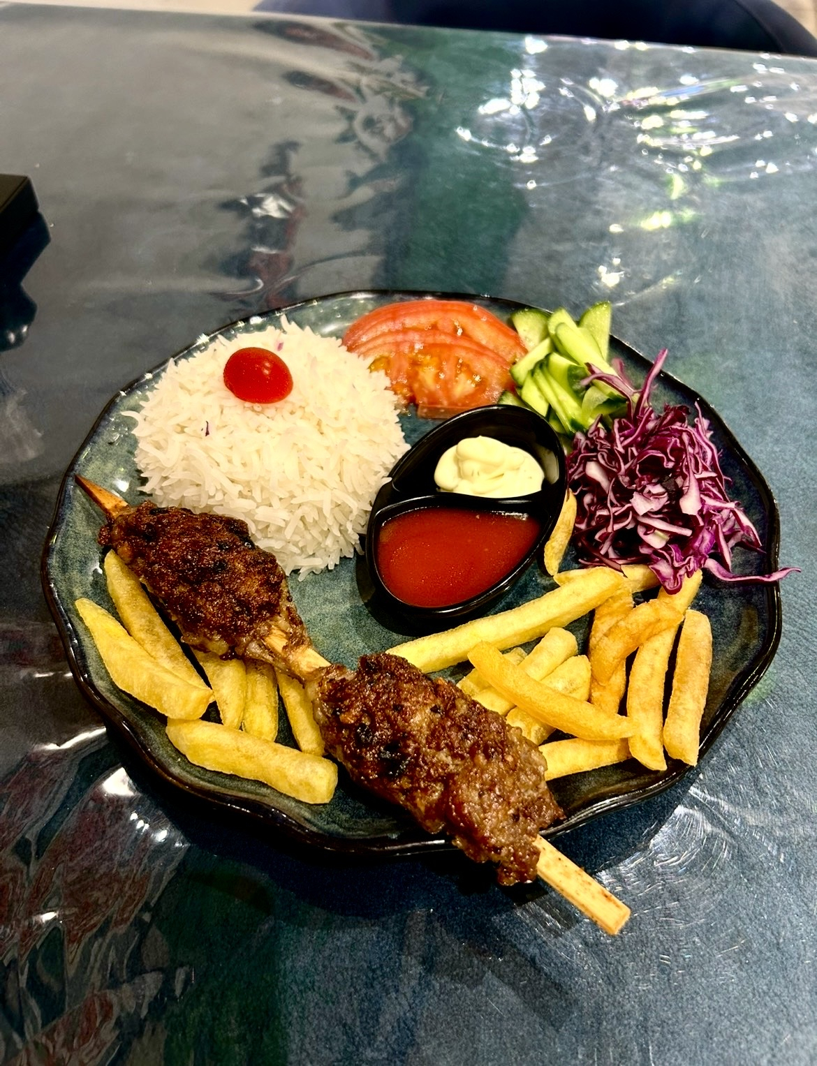QUZU IZQARA LÜLƏ - Dana əti, quzu quyruğu, kartof fri,...
