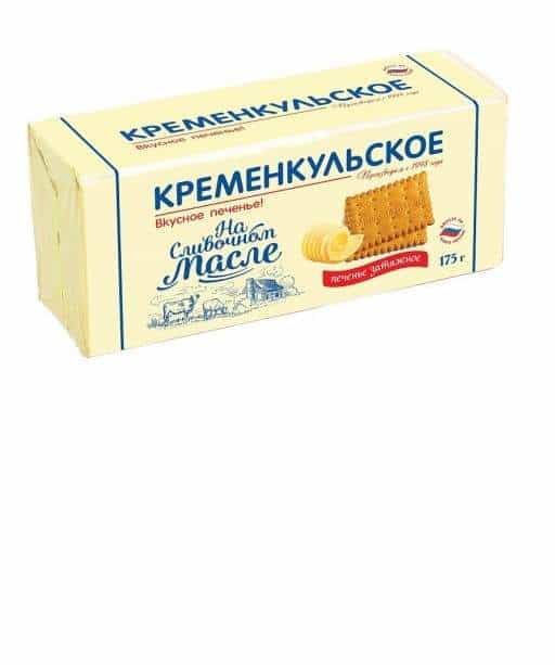 Печенье затяжное "Кременкульское на сливочном масле" 175 г - Кременкульское