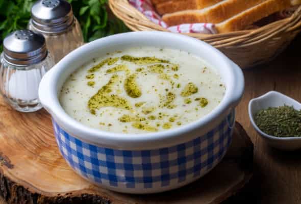 Yayla şorbası 300 qr - Qatıq, yumuru düyü, un, yumurta,...
