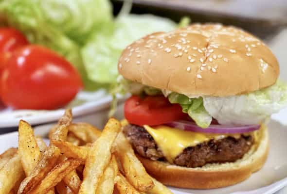 Cheeseburger - Holland pendiri, mal əti, turşu...