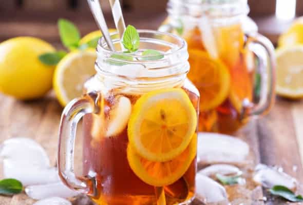 Soyuq çay - Limonlu veya Meyveli
