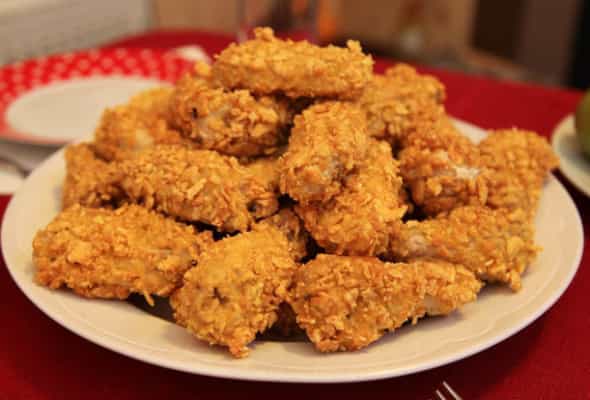 KFC (toyuq əti) 120 qr - Toyuq filesi, özəl sous
