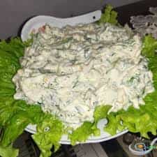 Didme salat - Toyuq eti , goz , mayonez