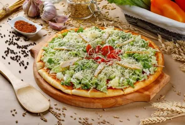 Pizza Sezar - Mozarella pendiri, sous, mayonez,...