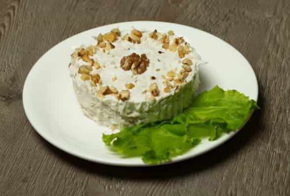 Didmə salatı 250 qr - (Toyuq filesi, qoz, sarımsaq, mayonez,...