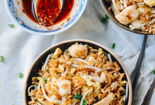 wok rice chicken - (Udon,toyuq,yerkökü,şirin...