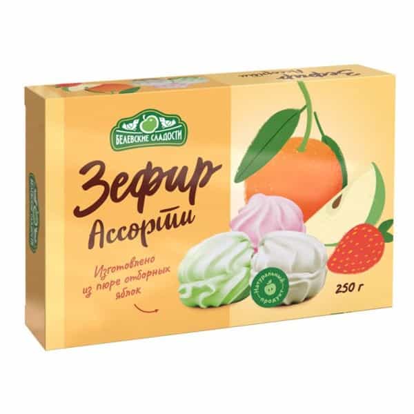 Зефир Ассорти 250 гр - Белеевская