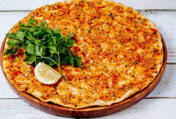 Lahmacun Sadə - Mal əti, bibər, pomidor, soğan,...