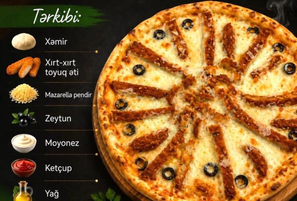 Xırt-Xırt pizza - 26sm