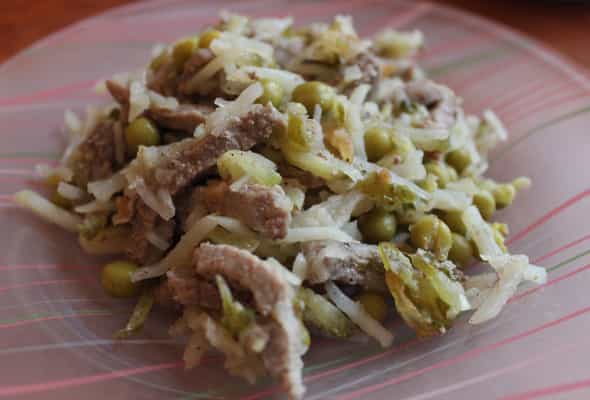 Ət salatı (can əti ilə) - DADLI