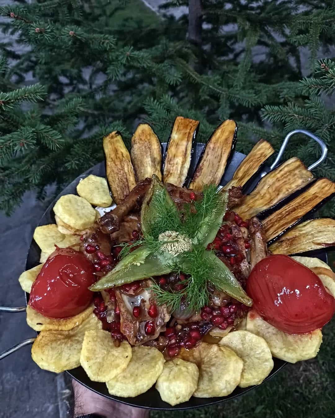 Toyuq tabaka tərəvəzli - 