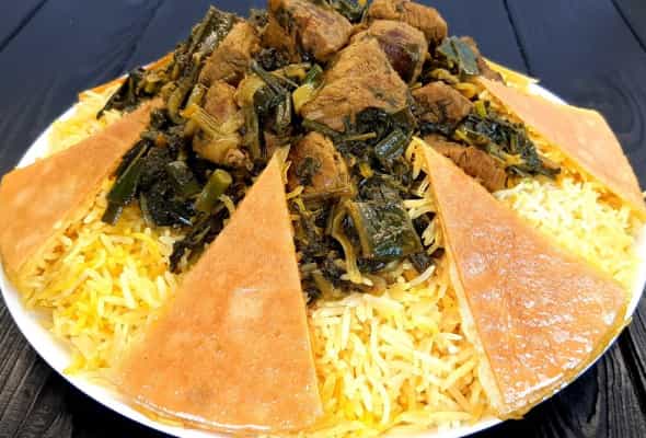 Səbzili plov - 