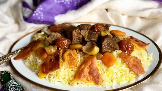 Qaralı plov - 1 kq