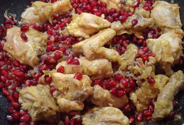 Narlı çölpa qovurma 900 qr - (Bütöv kənd beçəsi, şabalıd,...
