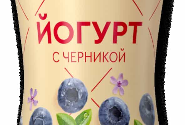 ЙОГУРТ С ЧЕРНИКОЙ 2%, 280 Г - Вкуснотеево