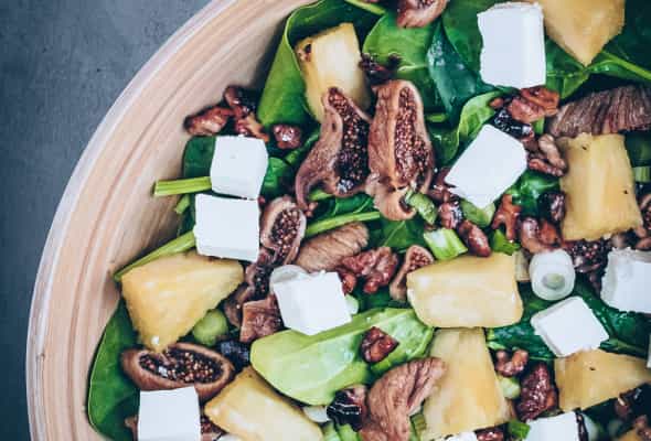 ANANAS SALATI - (Ananas,qoz,toyuq...