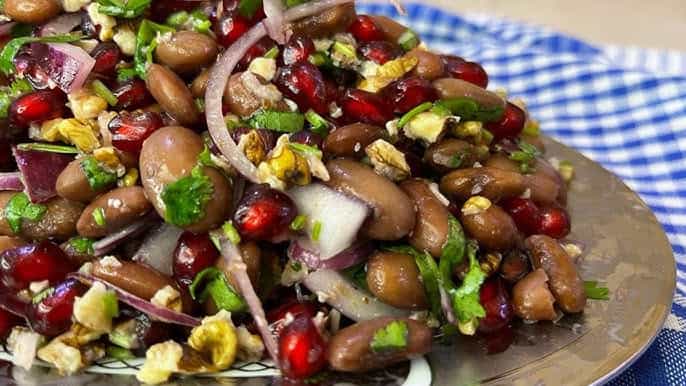 LOBYA SALATI - (Lobya dənələri,rəngli...
