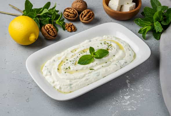 Haydari 100 qr - Süzmə qatıq, şüyüd, sarımsaq,...