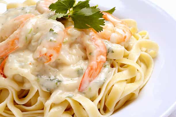 FETTUÇİNİ KREVETKALI - 