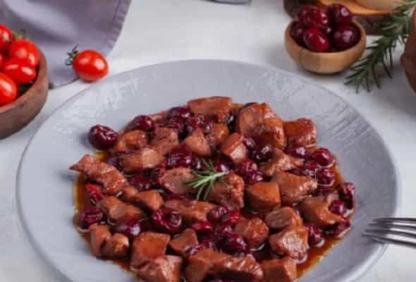 Vişnəli can əti 700 qr - (Can əti, kərə yağı, şabalıd,...