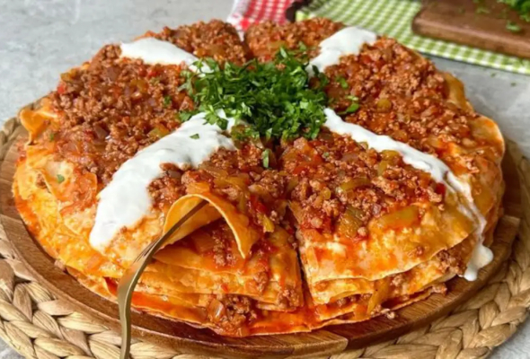 Kayseri yağlaması (750 qr) - (Qiymə ət, bolqar bibəri, sarımsaq,...