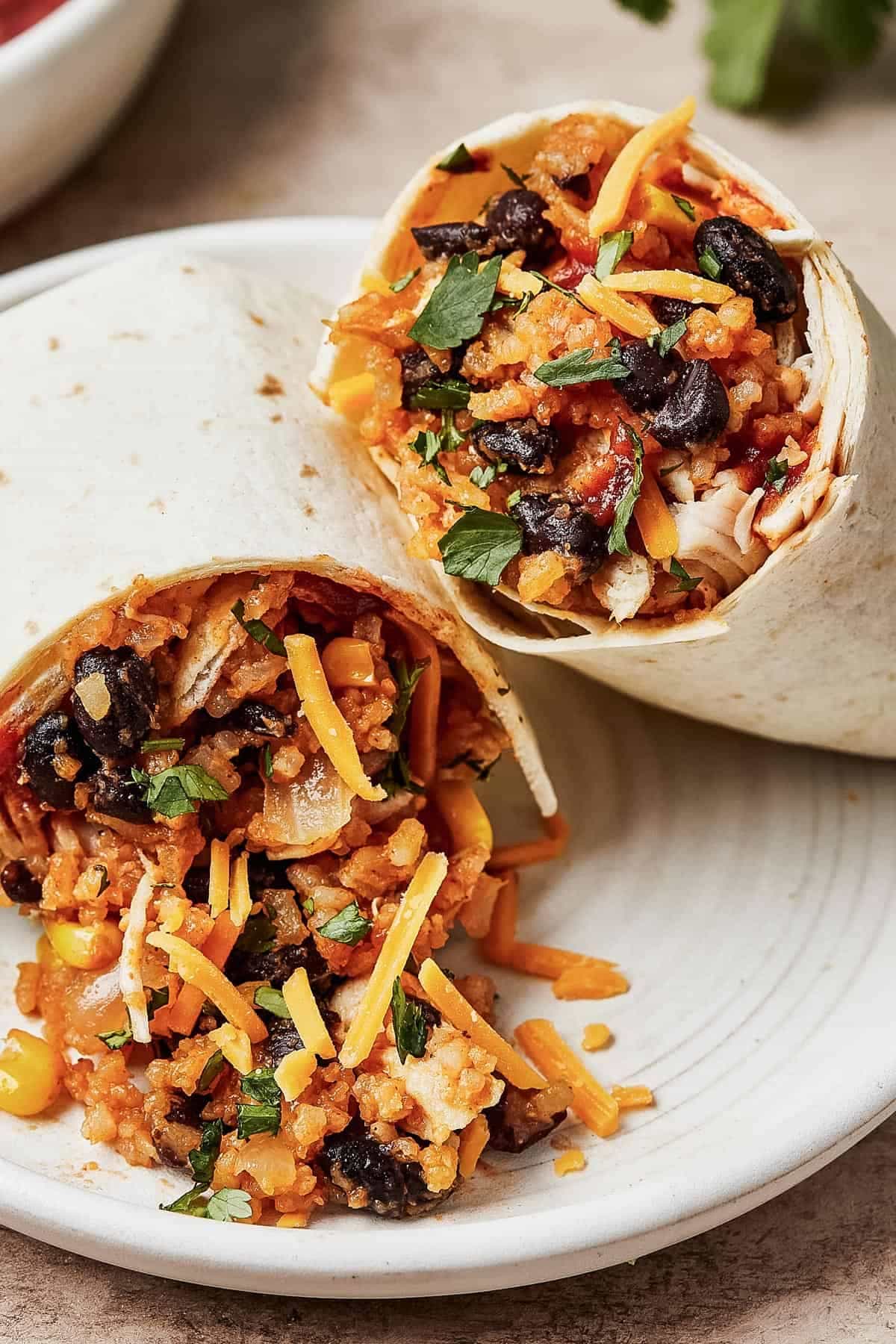 Burrito toyuqlu - (Tortilla, toyuq əti, chef...