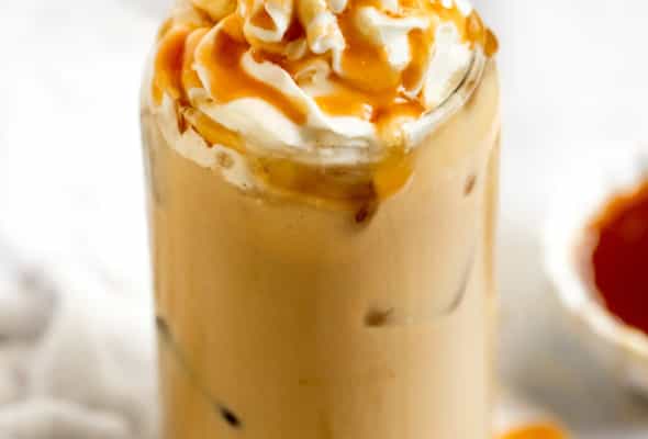 Duzlu karamel latte - espresso, duzlu karamel, süd