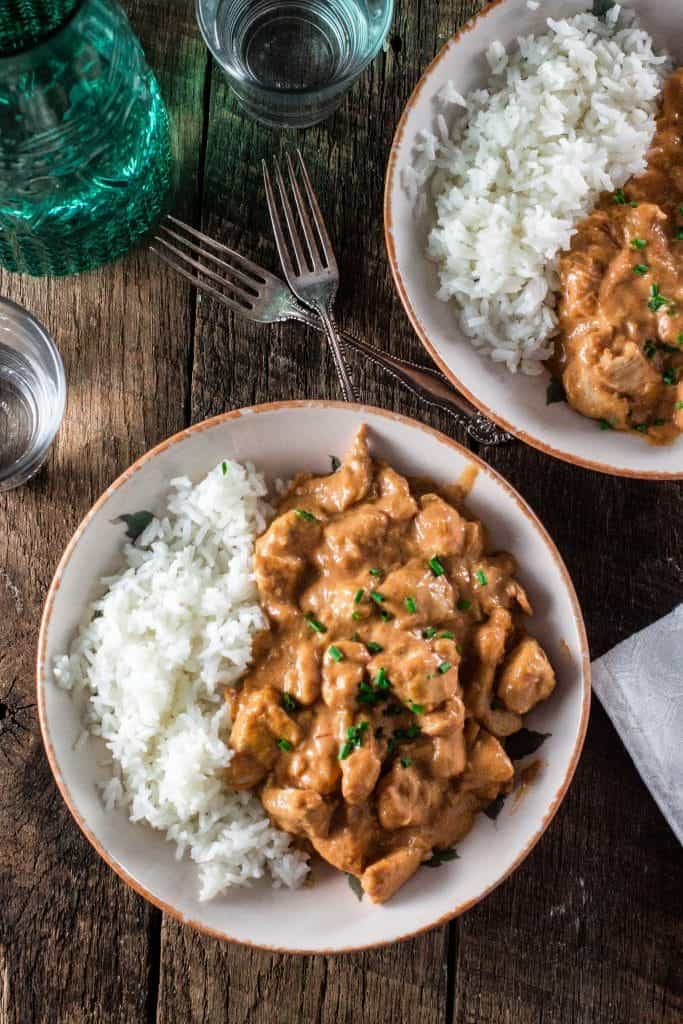 Chicken stroganoff - Döş...