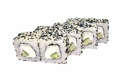 Alyaska Krab roll - (Yaponica düyü, nori, pendir, krab,...