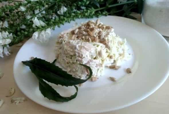Didmə salatı 220 qr - Toyuq filesi, sarımsaq, qoz ləpəsi,...