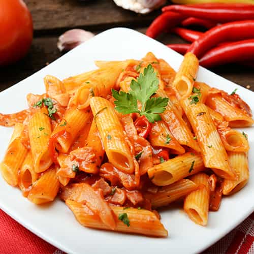 PENNE ARABİATA - (Penne pasta,özəl...