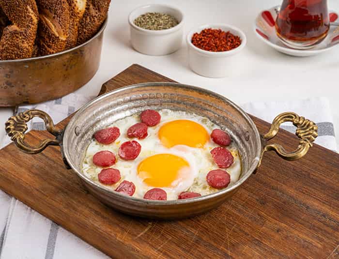 SOSİSKA YUMURTA - (halal...