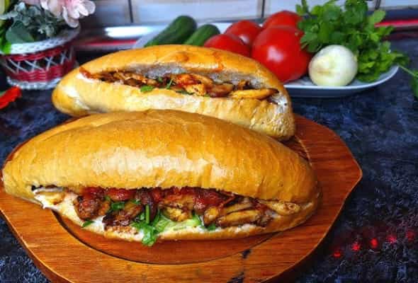 TOYUQ DÖNƏR (BULKA ÇÖRƏK) - 