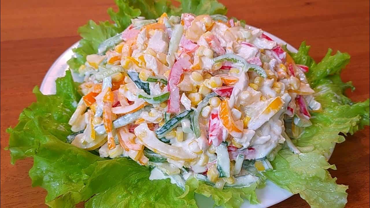 Toyuq salatı - 