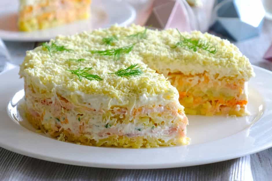 MİMOZA SALAT - (mayonez,kartof,yumurta,yer...